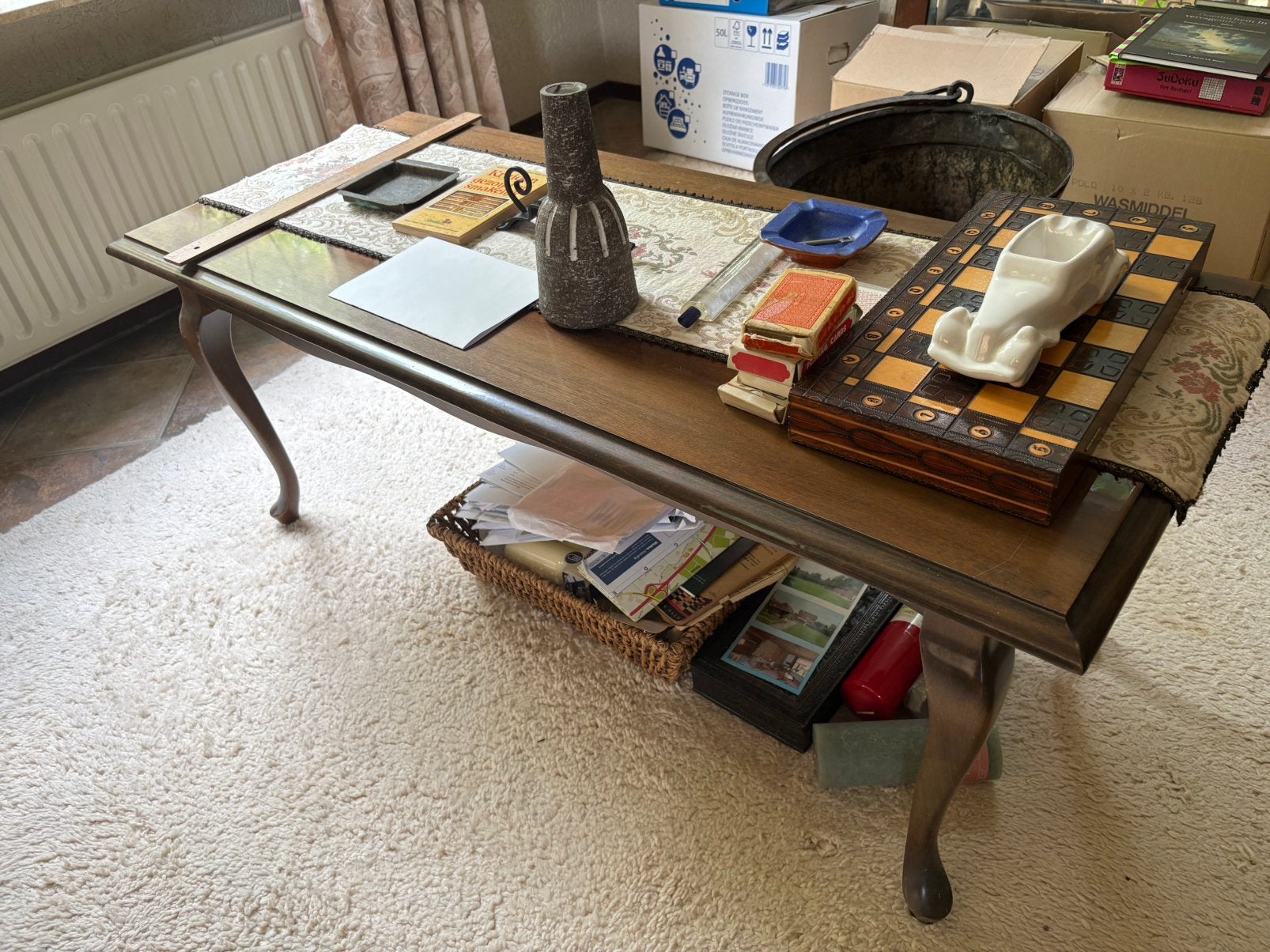 Salontafel, Ophalen, 100 tot 150 cm, 50 tot 100 cm, Zo goed als nieuw