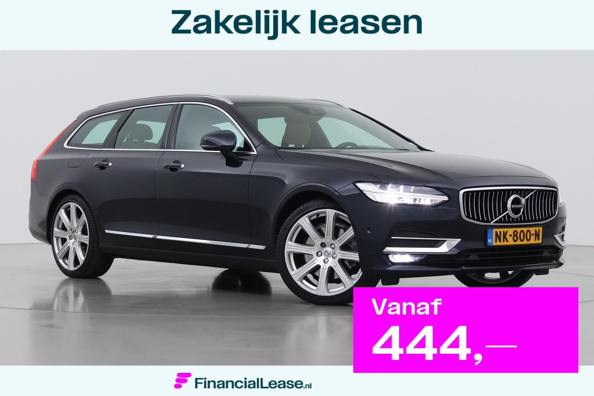 Volvo V90 2.0 T5 Inscription | ACC | Stoelventilatie+Massage, 15 km/l, Euro 6, 1969 cc, 93 €/maand