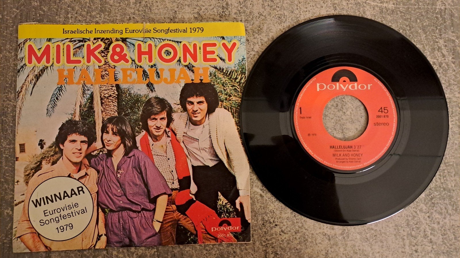 Milk & honey  - halleluja, Gebruikt, 7 inch, Pop, Fotohoes
