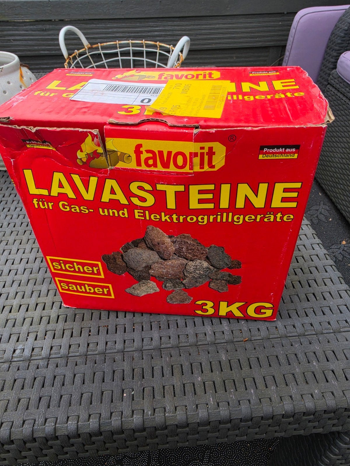 3 kilo lavastenen nieuw, Tuin en Terras, Ophalen of Verzenden, Nieuw