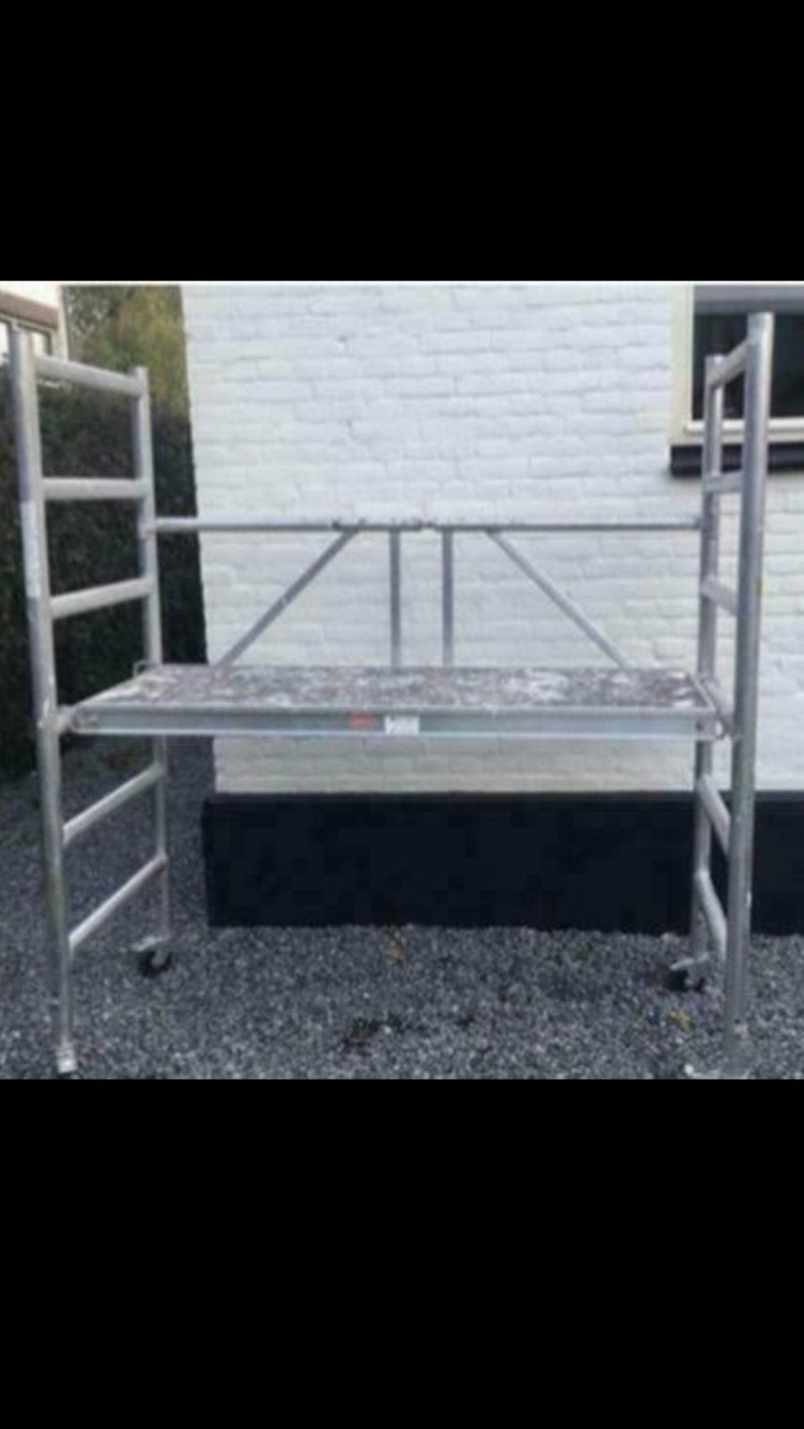 Steiger huren - € 15,- per week huur steiger - zgan, Ophalen, Zo goed als nieuw, Rolsteiger of Kamersteiger, 5 meter of hoger