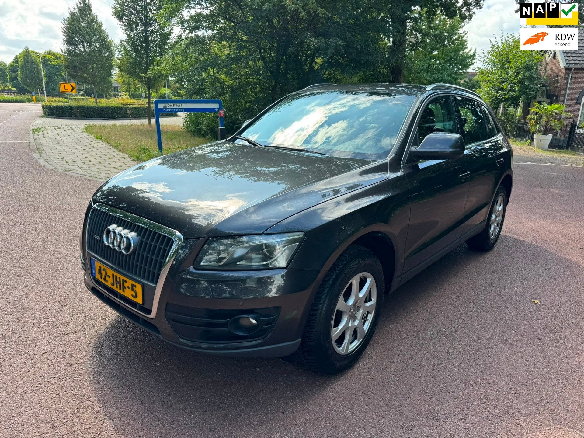 Audi Q5 2.0 TFSI quattro Pro Line / Navi / CarPlay / Leder /, Auto's, Automaat, Euro 5, Gebruikt, Bedrijf