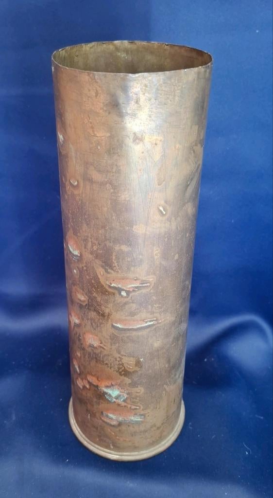 Originele Britse WOI granaathuls – 18 Pounder – 1917, Verzamelen, Ophalen of Verzenden