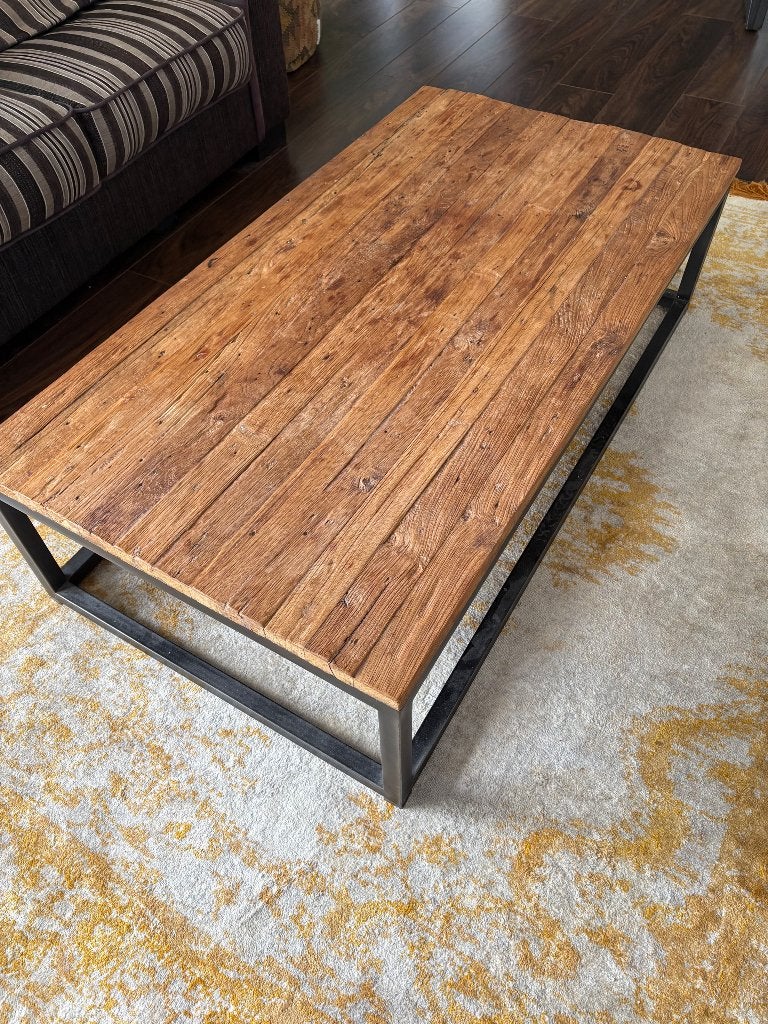 Salontafel te koop, Ophalen, Gebruikt, 100 tot 150 cm, Overige materialen