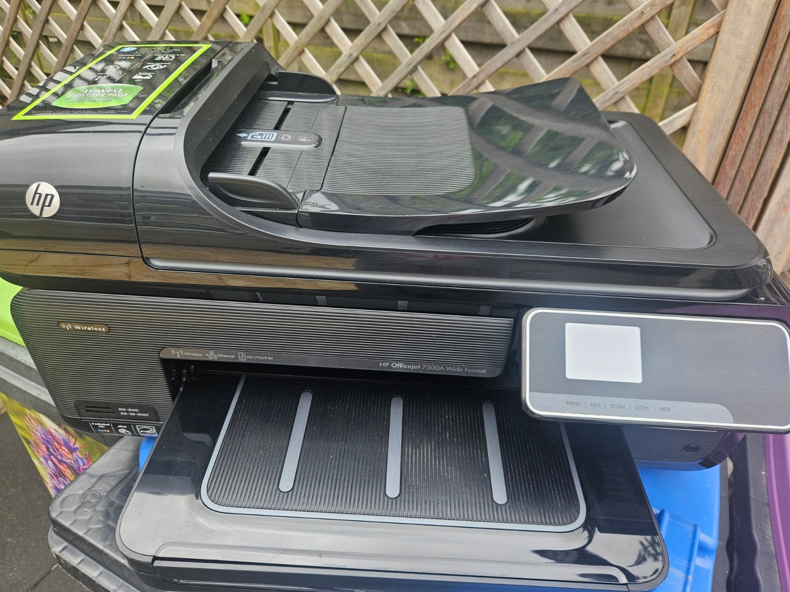 HP Officejet 7500A Wide Format All-in-One Printer, Computers en Software, Printers, Gebruikt, Inkjetprinter, All-in-one, Draadloos