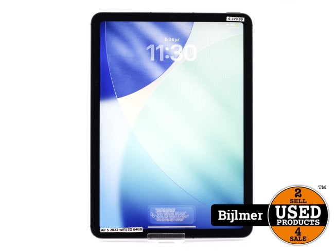 iPad Air 5 2022 64GB Wifi + 5G Zilver