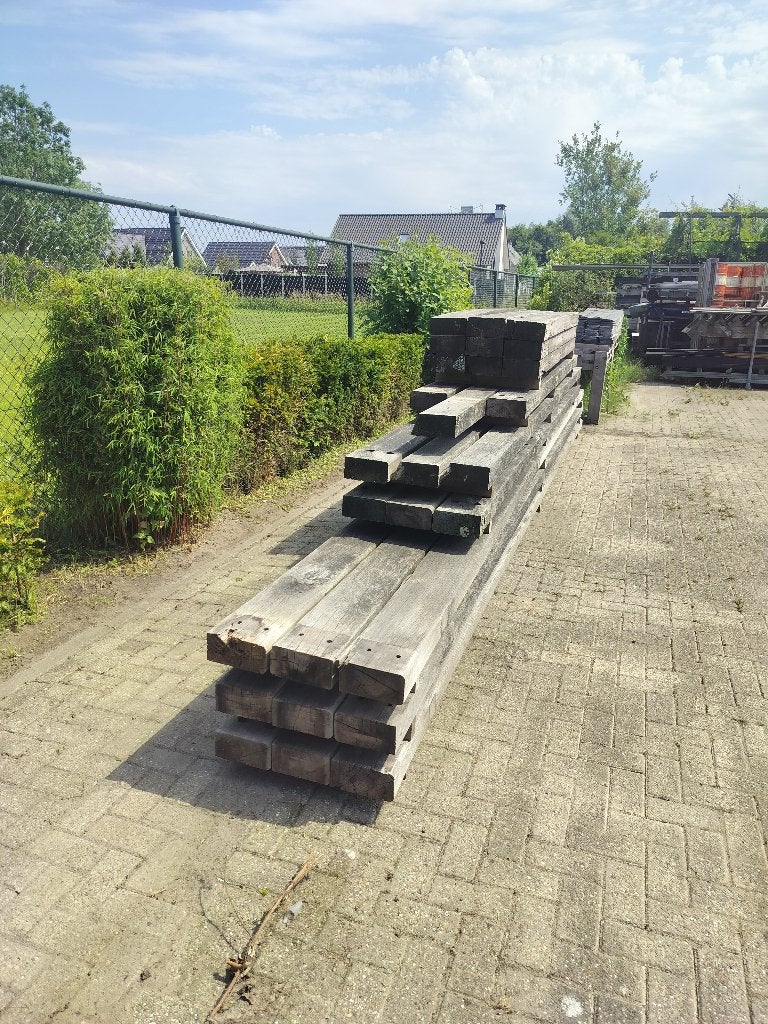 Hardhouten balken gebruikt, Ophalen, Gebruikt, Hardhout, 250 cm of meer