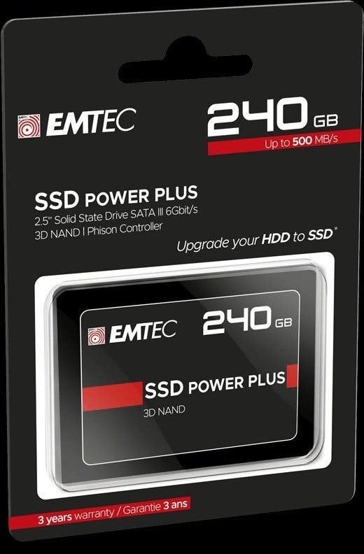 Emtec X150 Power Plus 240GB, Intern, EMTEC, Ophalen of Verzenden, Desktop