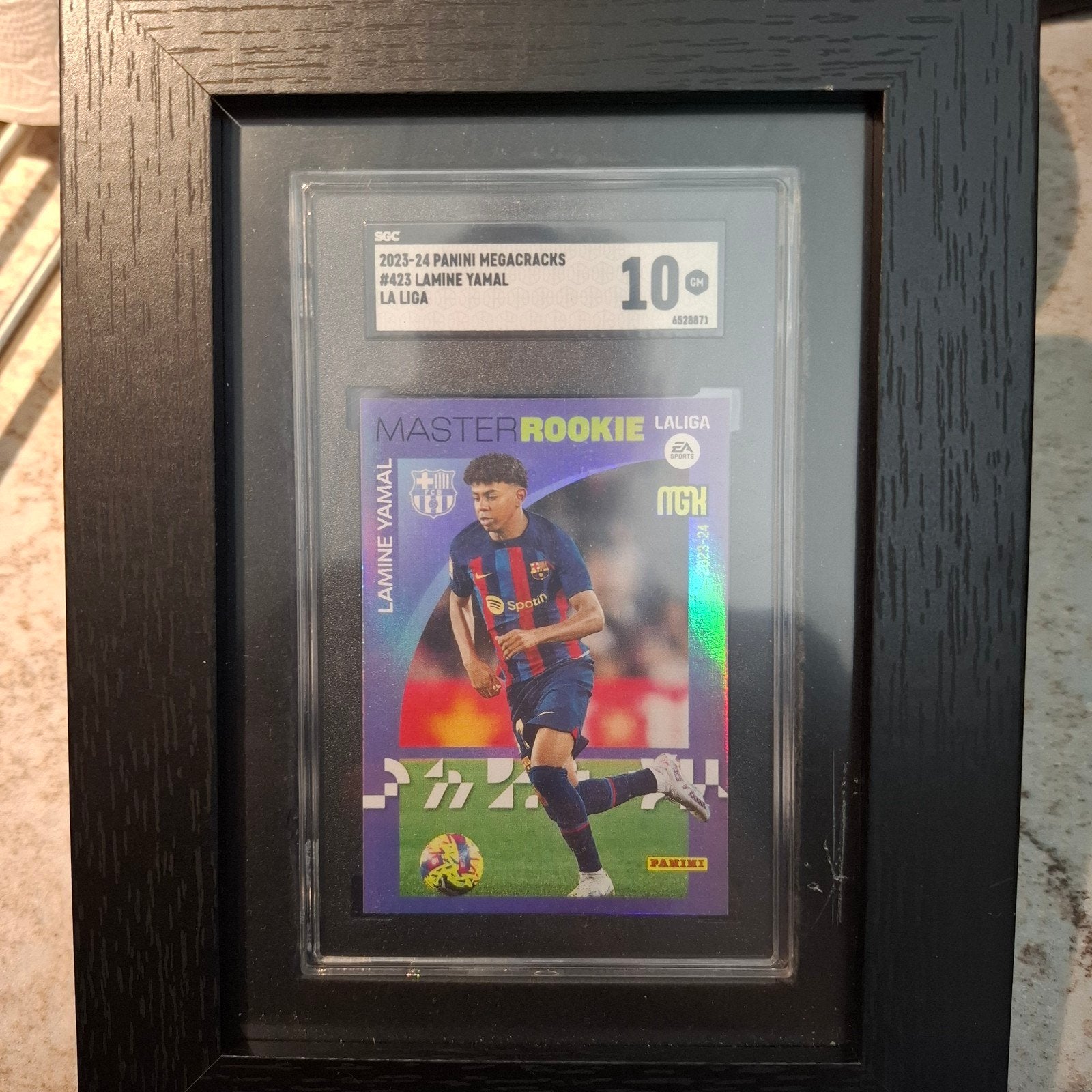 Lamine Yamal Master Rookie 423 graded 10, Ophalen of Verzenden, Nieuw, Buitenlandse clubs, Spelerskaart
