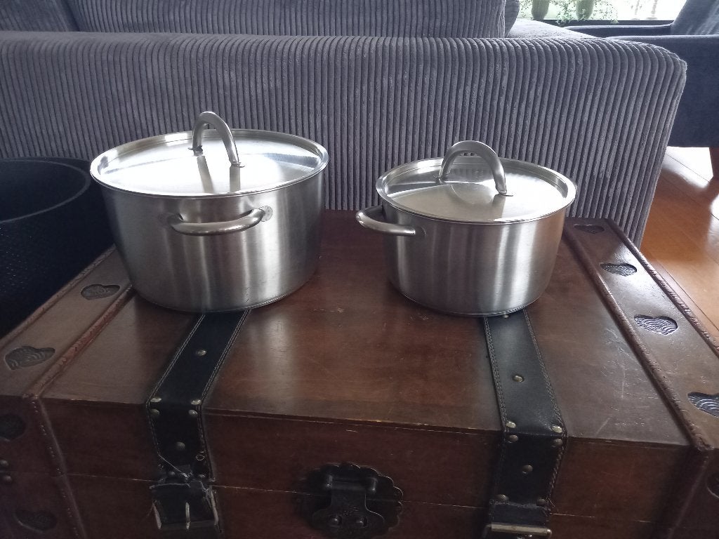 kookpan, Huis en Inrichting, Gebruikt, Ophalen of Verzenden, Rvs, Kookpan