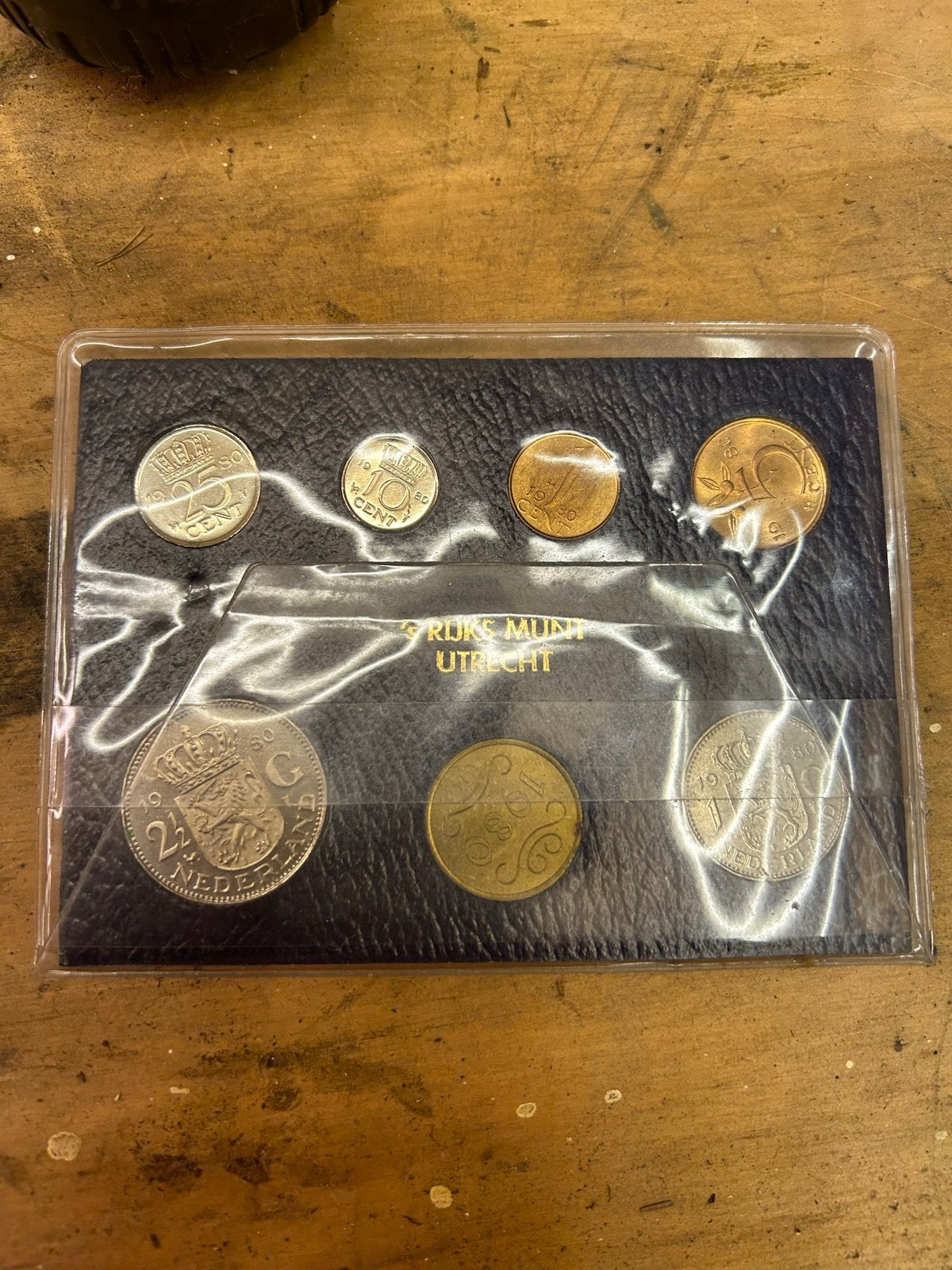 Muntset Rijkspostspaarbank 1980 - Nederlandse Guldens, Ophalen of Verzenden, Koningin Juliana, Overige waardes, Setje