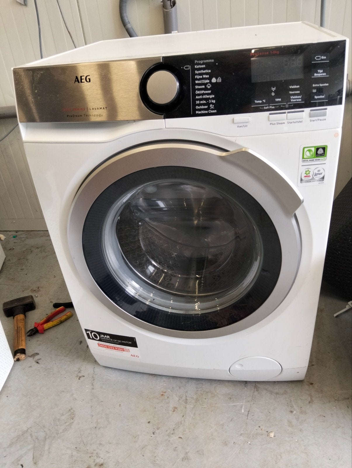 AEG 7000 Series Lavamat ProSense 8kg 1400 toeren wasmachine, Witgoed en Apparatuur, Wasmachines, AEG, 1200 tot 1600 toeren, Gebruikt