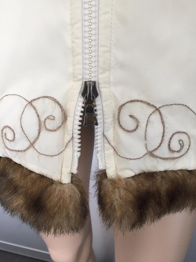 D754 Creenstone: maat 36=S: winterjas jas jack winter wit, Wit, Creenstone, Ophalen of Verzenden, Zo goed als nieuw