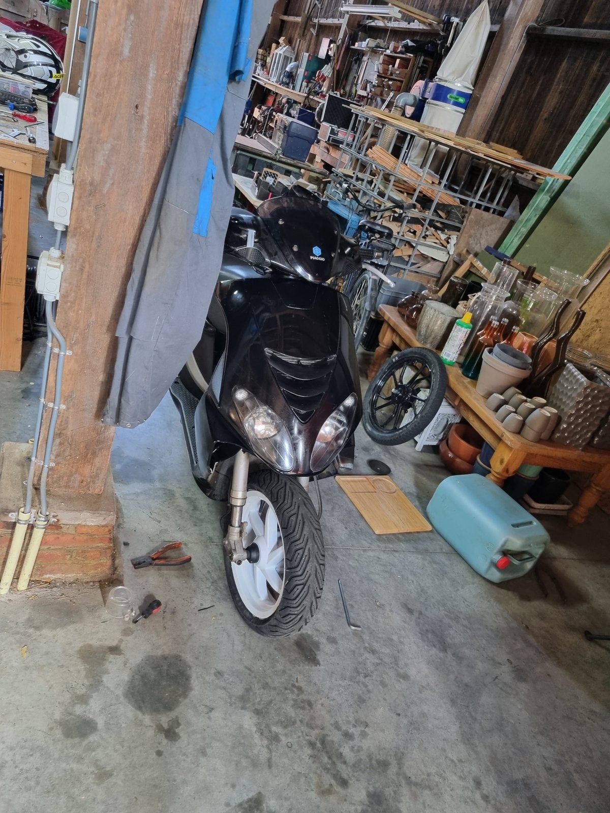 Piaggio nrg 2 takt, Fietsen en Brommers, Ophalen of Verzenden, Zo goed als nieuw, Tweetakt, NRG