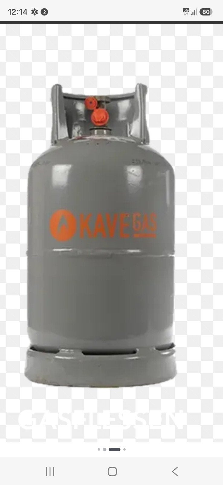 TE KOOP 5 PROPAAN GASFLESSEN VOL 11 KG, Caravans en Kamperen, Ophalen