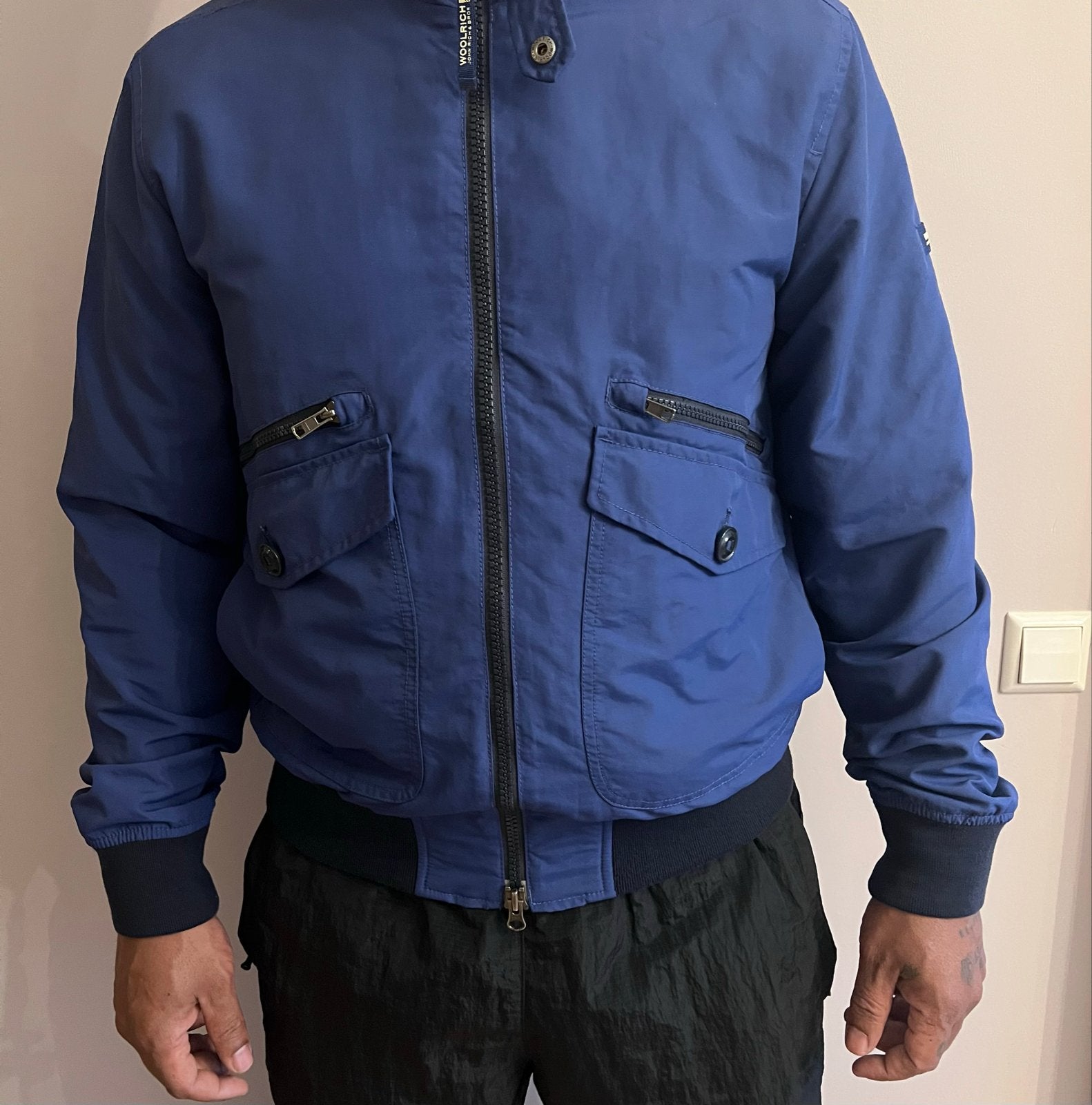 Woolrich John Rich & Bros. Jas Maat L (ook M), Ophalen of Verzenden, Zo goed als nieuw, Maat 52/54 (L), Blauw