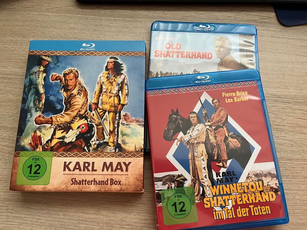 Blu-ray Karl May Winnetou Schatterhand Box, Ophalen of Verzenden, Zo goed als nieuw
