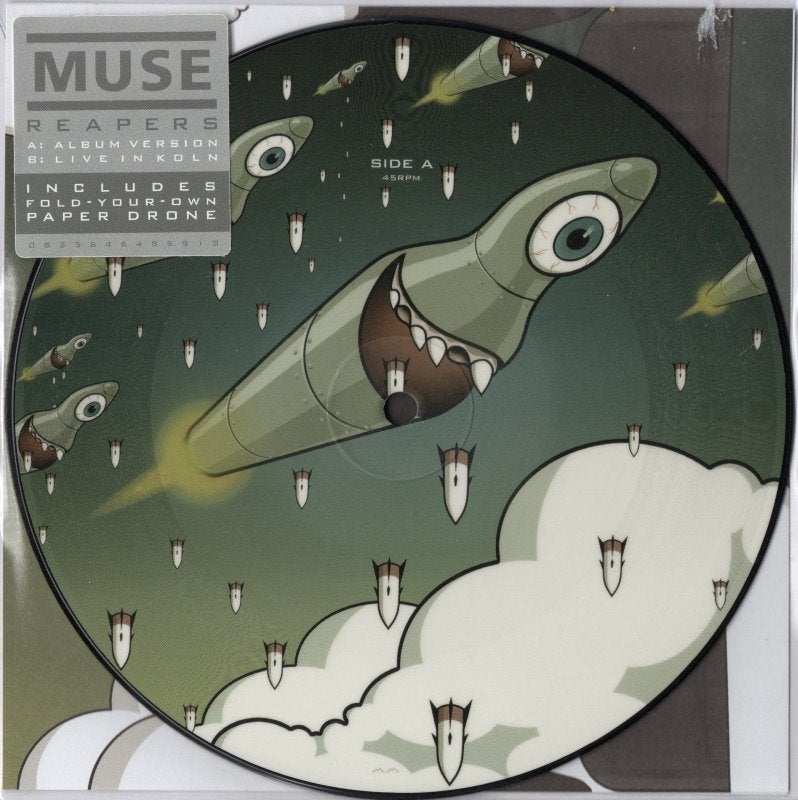 Vinyl Single Muse Reapers PICTURE DISC RSD 2016 NIEUW, Cd's en Dvd's, 7 inch, Geseald, Ophalen of Verzenden, Nieuw in verpakking