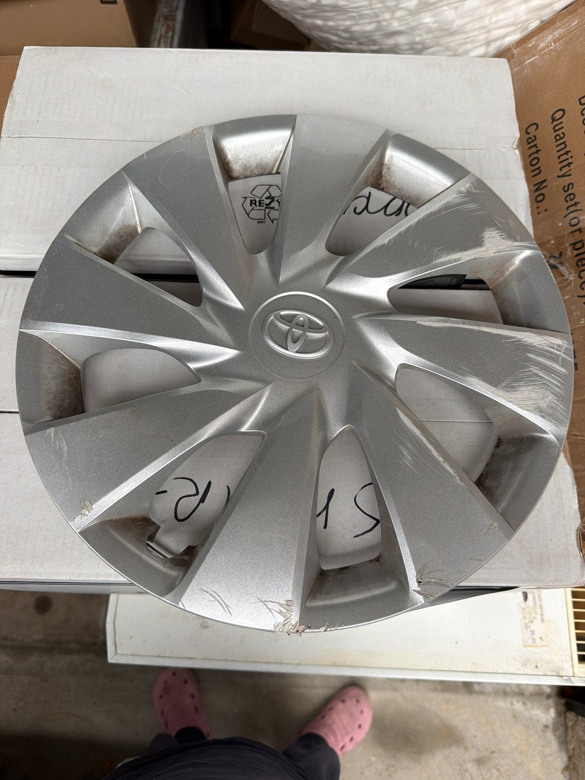 Originele Toyota wieldop 42602 0H070, Ophalen of Verzenden, Gebruikt