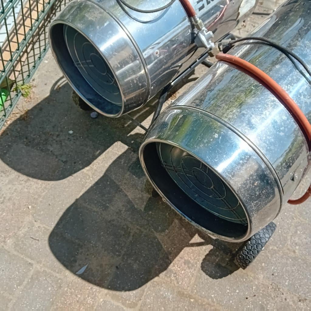 Hete luchtkano  2x gas ontsteking elektrisch, Ophalen of Verzenden, Minder dan 60 cm, Kachel, 30 tot 80 cm