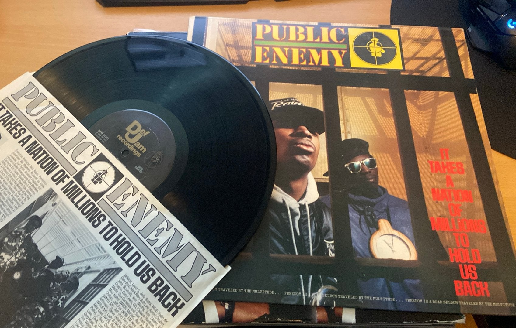 LP Public Enemy ‎– It Takes A Nation Of Millions USA 1988, Ophalen of Verzenden, Gebruikt, 12 inch, LP