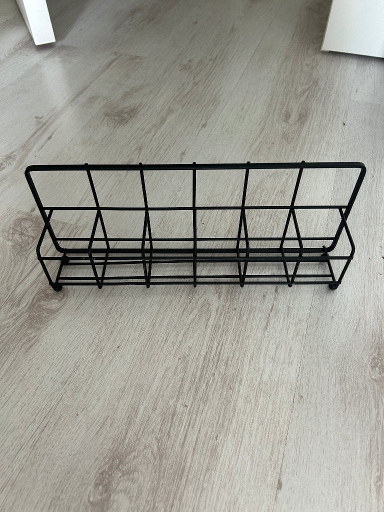 kruidenrekje, Ophalen of Verzenden, Zo goed als nieuw, Metaal, Zwart