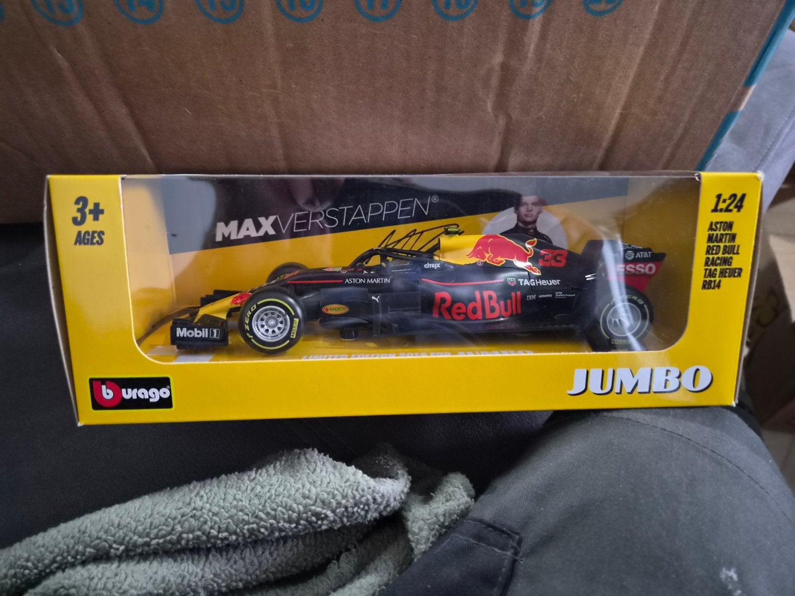 Max Verstappen Red Bull Racing RB14 schaalmodel 1:24, Ophalen of Verzenden, Nieuw, Auto, Overige merken
