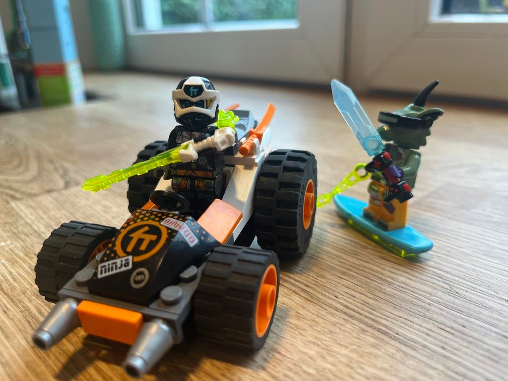 Lego Ninjago set 71706 met minifiguren en voertuig, Inclusief minifiguren, Gebruikt, Lego, Ophalen of Verzenden