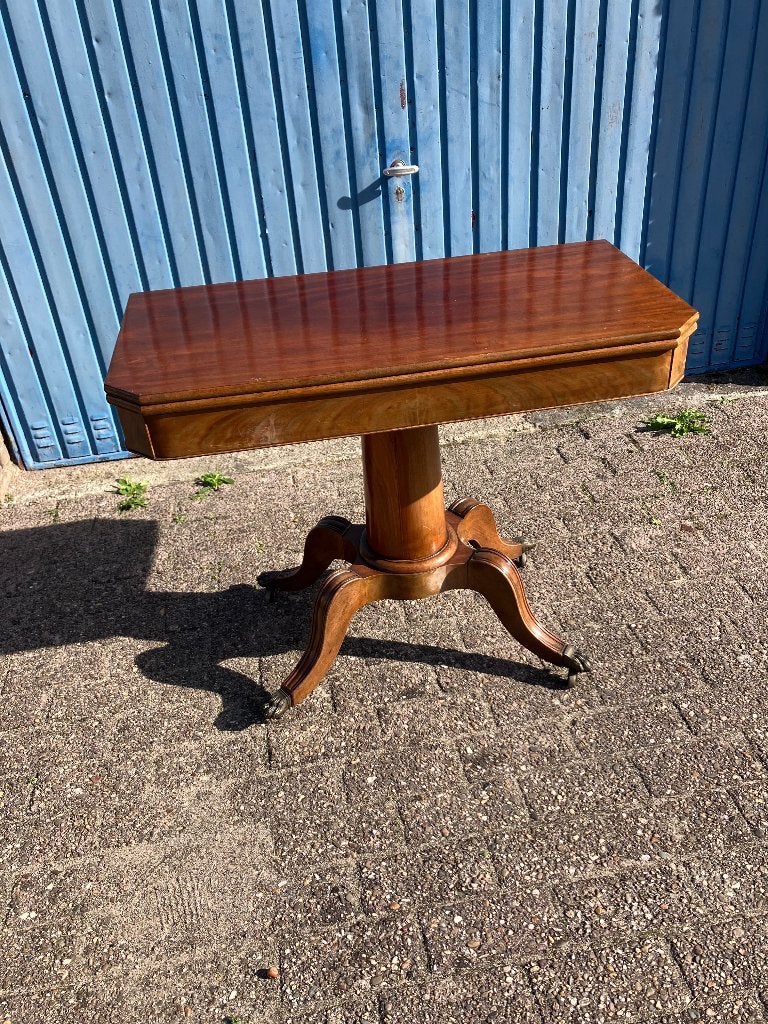 Antieke Speeltafel / Kaarttafel, Antiek en Kunst, Ophalen