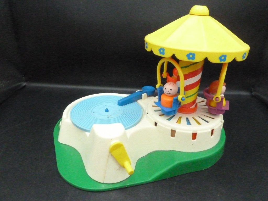 Vintage Fisher Price carrousel en pick up, Kinderen en Baby's, Speelgoed | Fisher-Price, Ophalen of Verzenden, Gebruikt, Speelset
