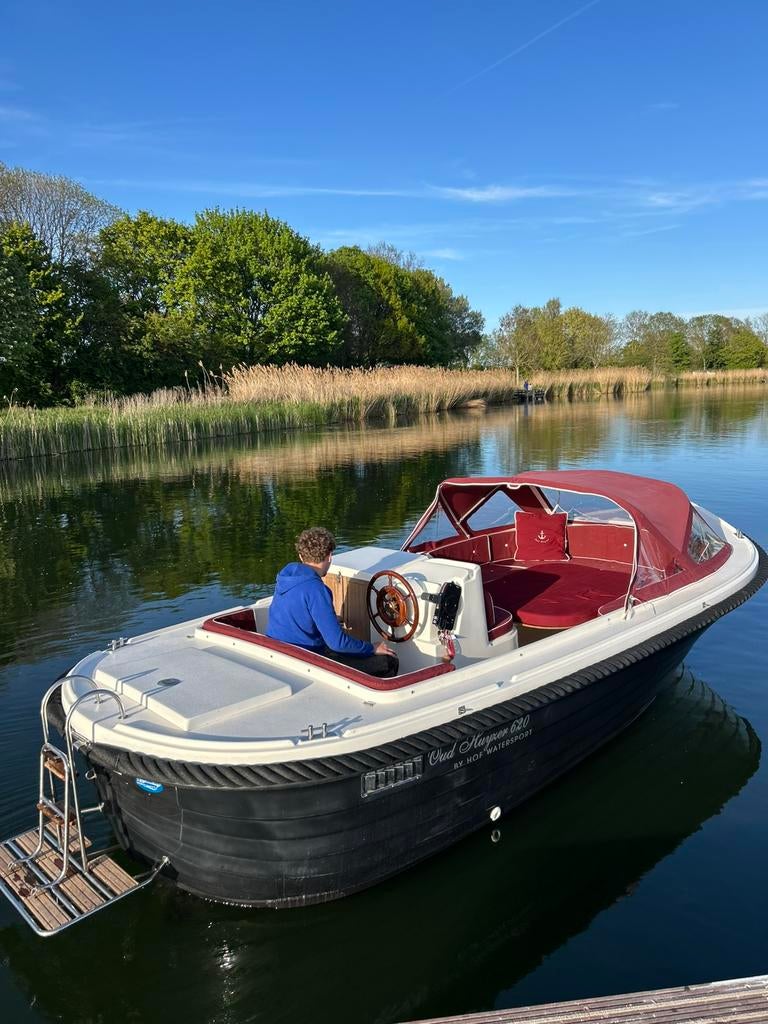 Oud Huijzer 620 sloep + Tohatsu 20 pk 4 takt, Watersport en Boten, Sloepen, 10 tot 30 pk, 6 meter of meer, Ophalen of Verzenden