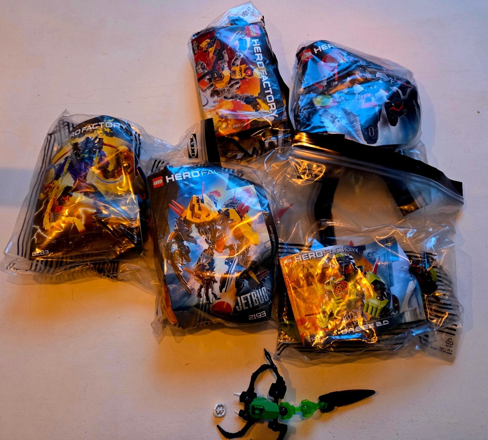 Lego Hero Factory sets (diverse), Inclusief minifiguren, Overige thema's, Lego, Nieuw