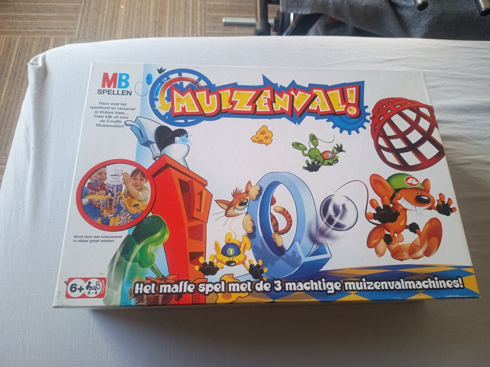 Muizenval! bordspel - MB Spellen (doos wordt geplakt), Drie of vier spelers, Ophalen of Verzenden, Gebruikt, MB Spellen