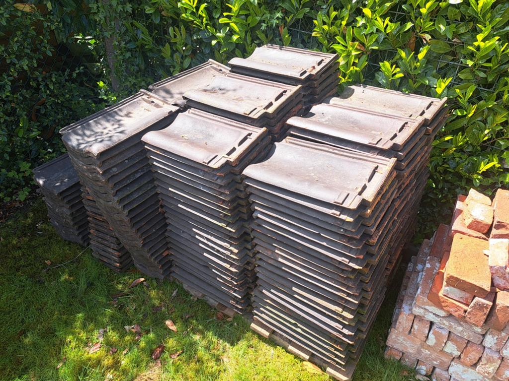 Gebakken pannen, laumans, Doe-het-zelf en Verbouw, Ophalen, Steen of Klei, 15 m² of meer, Dakpannen
