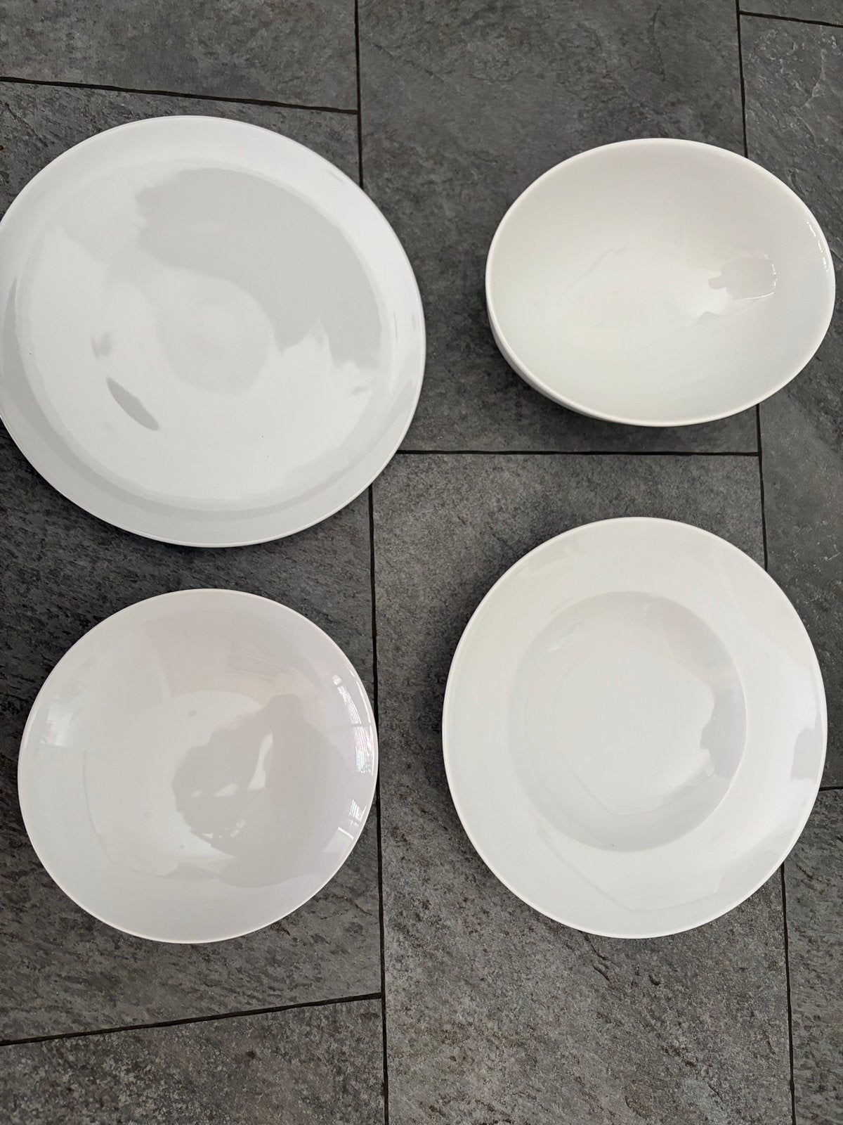 Servies set: pastaborden, dinerborden, schaal, diepe borden, Ophalen, Overige merken, Zo goed als nieuw, Overige stijlen