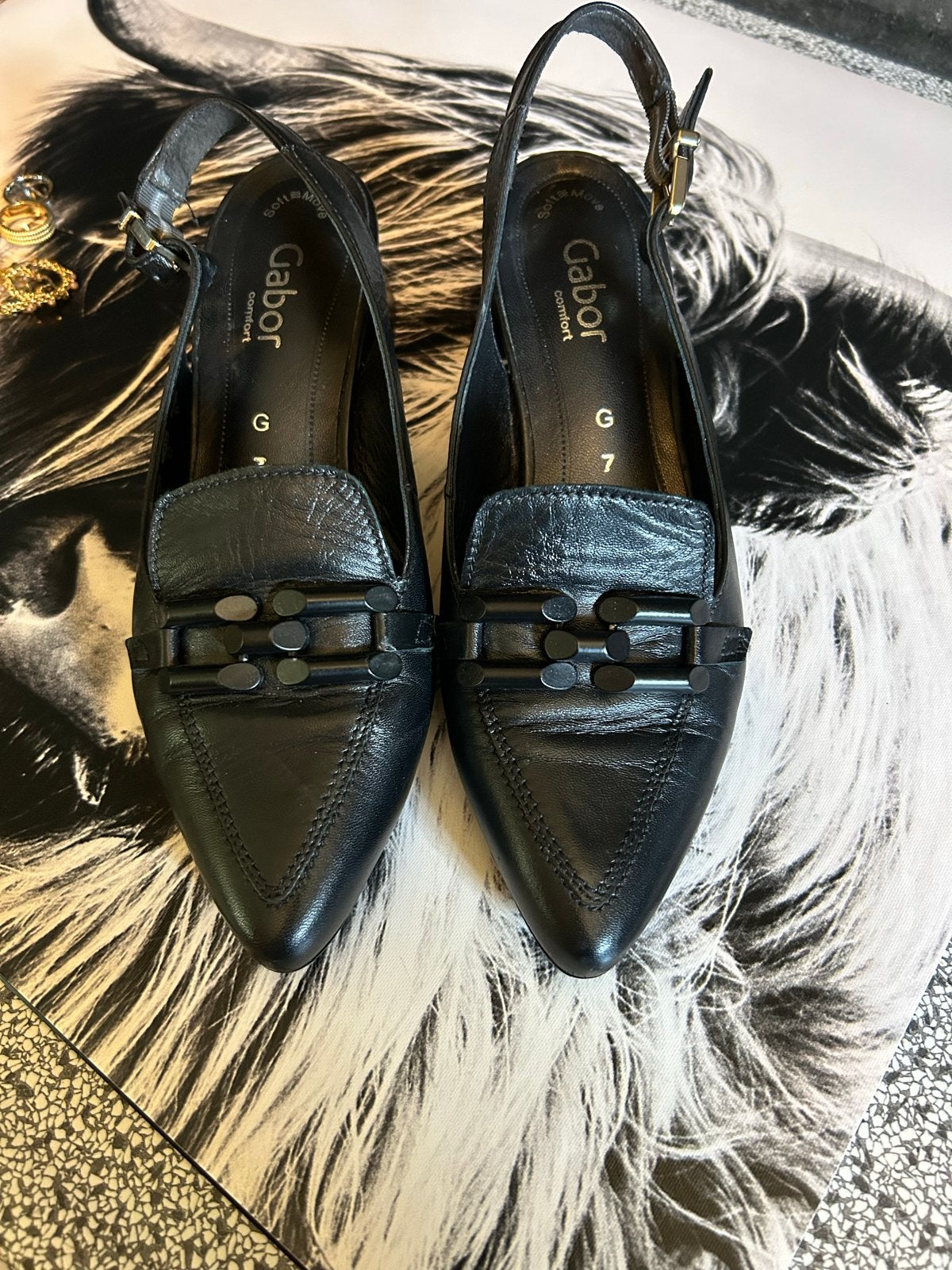 Gabor Comfort Slingbacks Zwart Maat 40, Kleding | Dames, Schoenen, Zo goed als nieuw, Schoenen met hoge hakken, Zwart, Ophalen of Verzenden