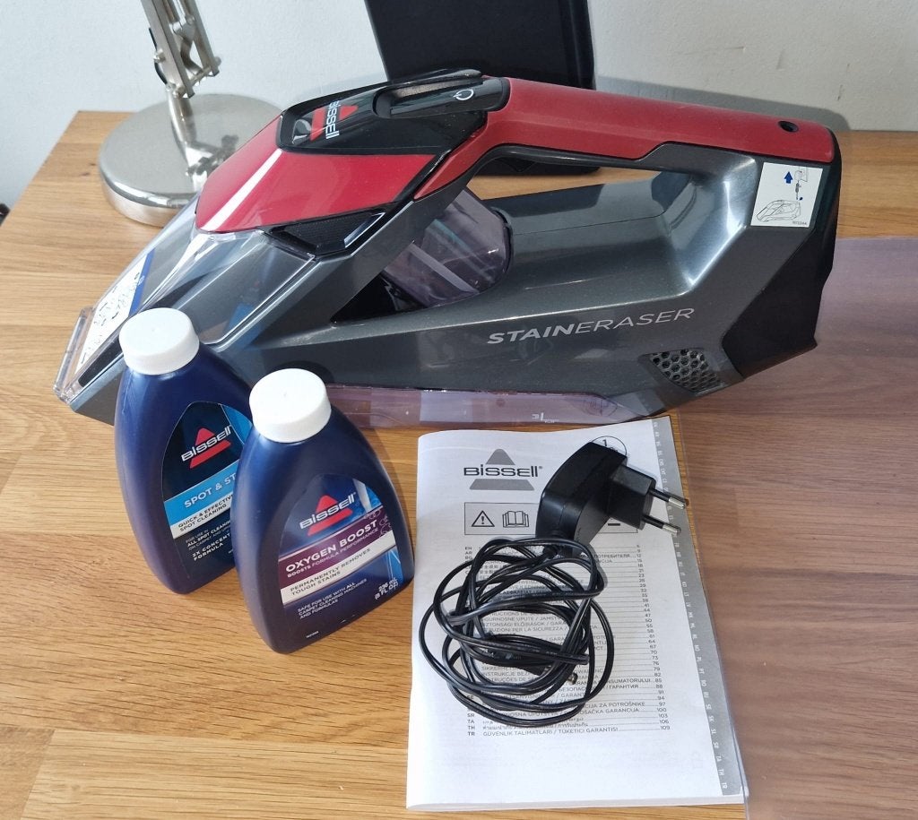 Bissell StainEraser Draadloze Vlekkenreiniger, Overige merken, Gebruikt, Draadloos, Ophalen of Verzenden