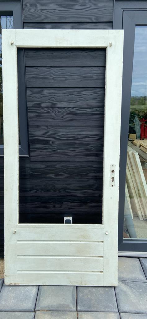 Gratis ophalen in Zeeland stevige deur 2mx91cm, Ophalen, Gebruikt, 80 tot 100 cm, Buitendeur