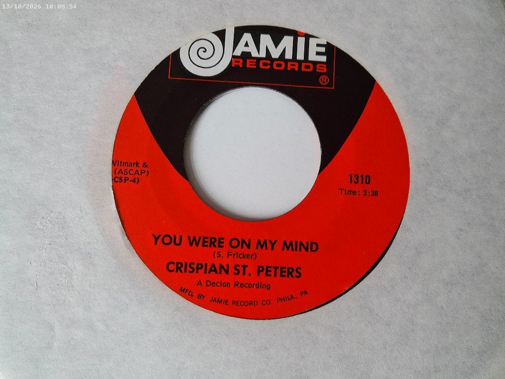 Crispian St.Peters - you were on my mind, Gebruikt, Ophalen of Verzenden, Pop, Overige typen