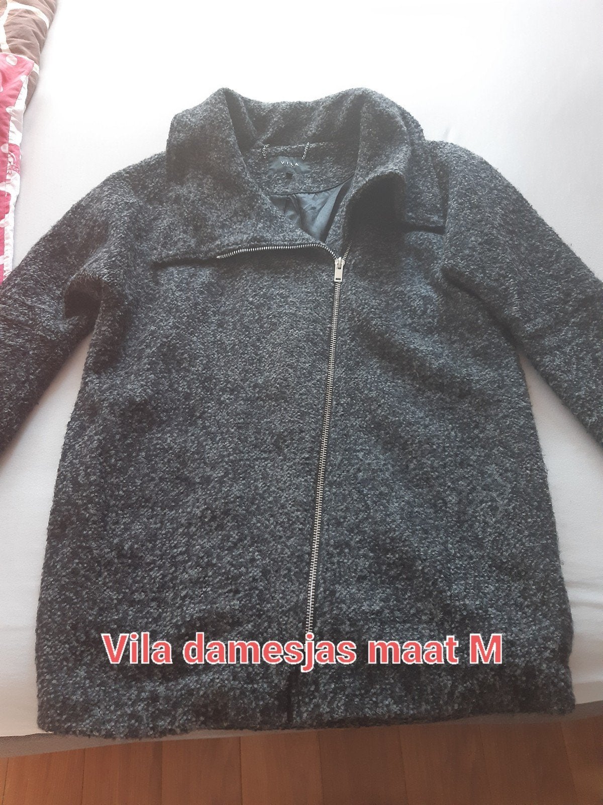 Vila damesjas maat M - Stijlvol en warm, Maat 38/40 (M), Vila, Ophalen of Verzenden, Grijs