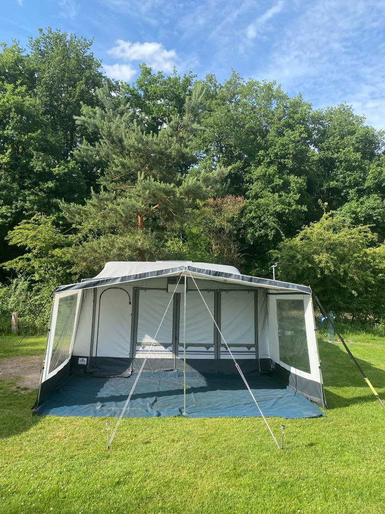 Hymer Nova 390 | 2 voortenten | zeer nette staat, Caravans en Kamperen, Caravans, 2 aparte bedden, Luifel, Rondzit, Tot en met 2