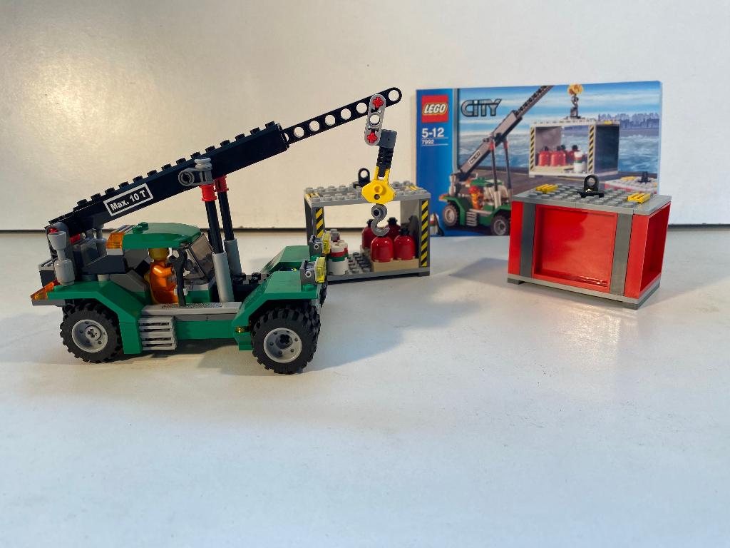 LEGO set 7992 Container Stacker, Kinderen en Baby's, Speelgoed | Duplo en Lego, Ophalen, City, Compleet, Lego