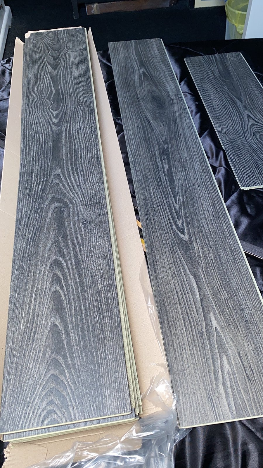 gratis laminaat v-groove royal eiken antraciet E Egger, Ophalen, Gebruikt, 50 tot 150 cm, 10 m² of meer