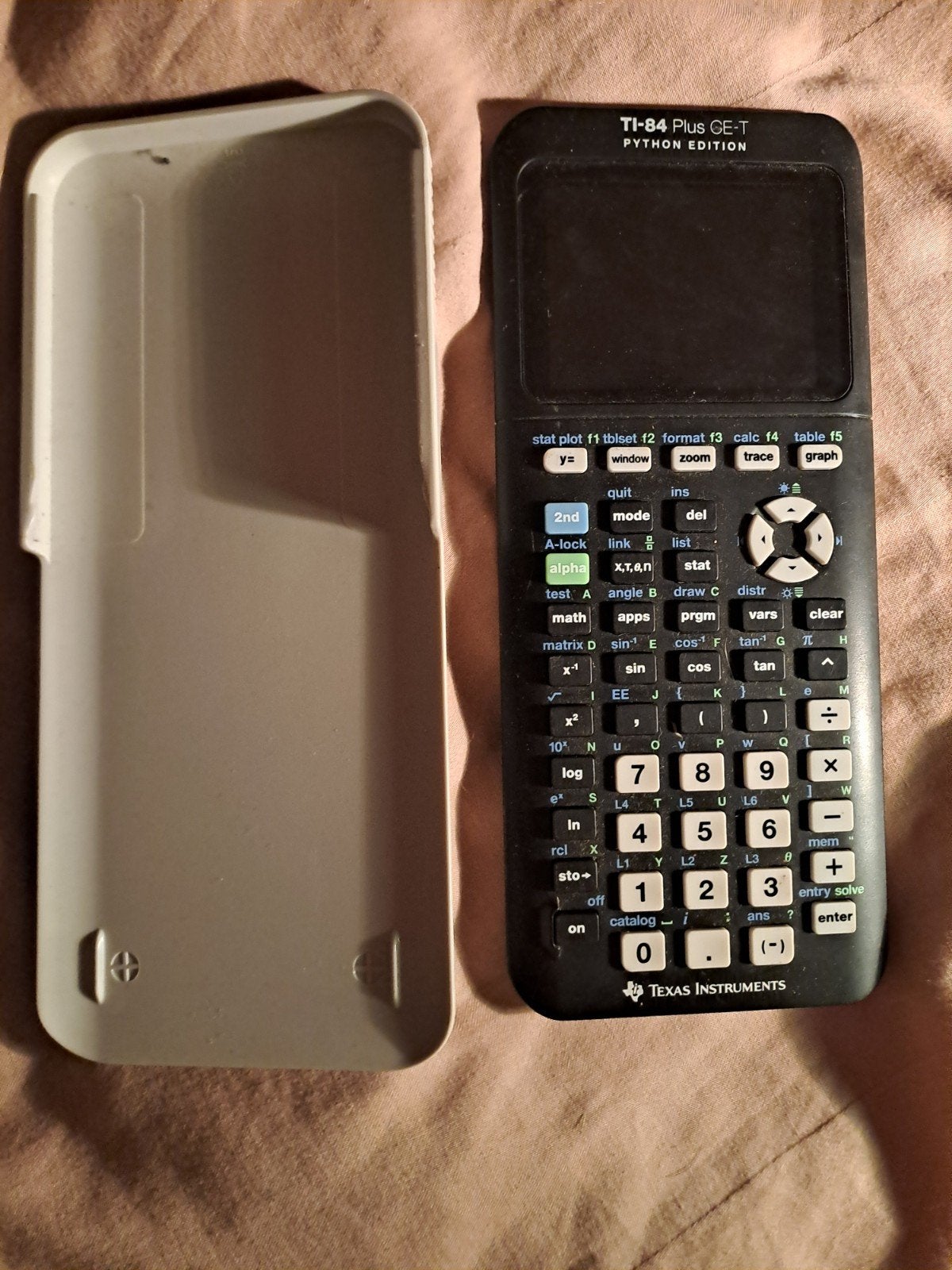 texas rekenmachine ti-84 plus ce-t python., Diversen, Ophalen of Verzenden, Grafische rekenmachine, Zo goed als nieuw