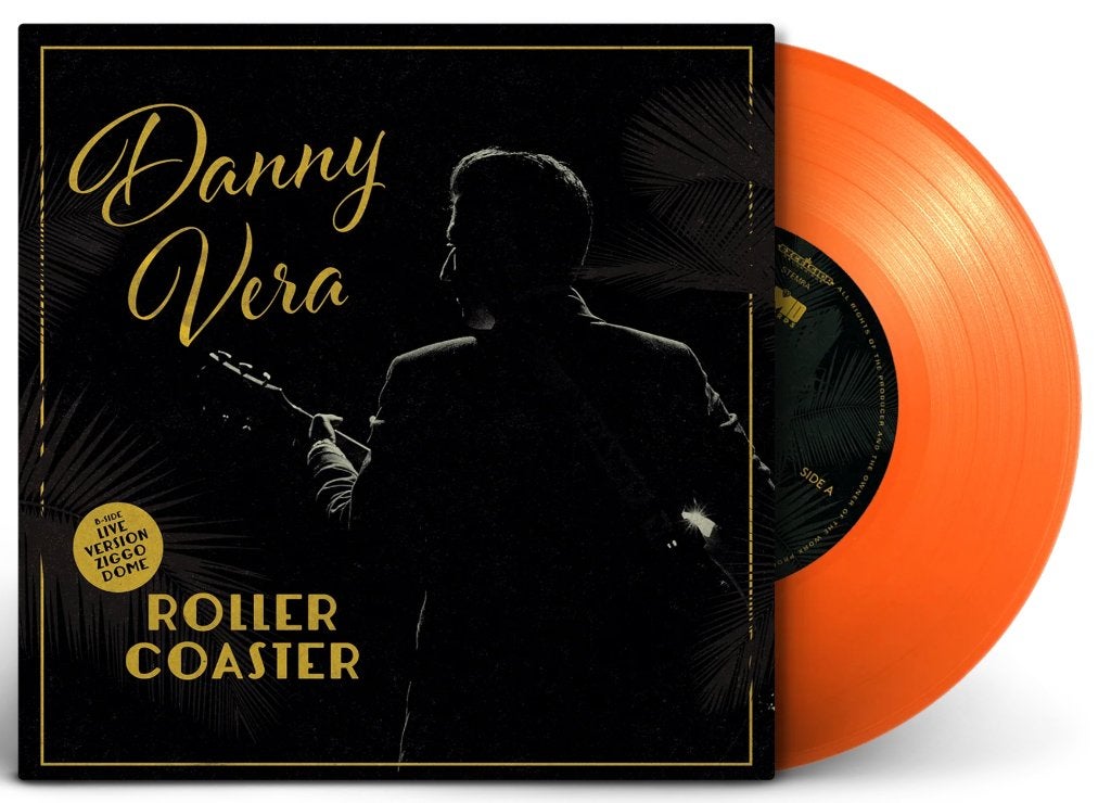 Vinyl Single Danny Vera Roller Coaster +Live ORANGE NIEUW, 7 inch, Ophalen of Verzenden, Colored vinyl, Pop