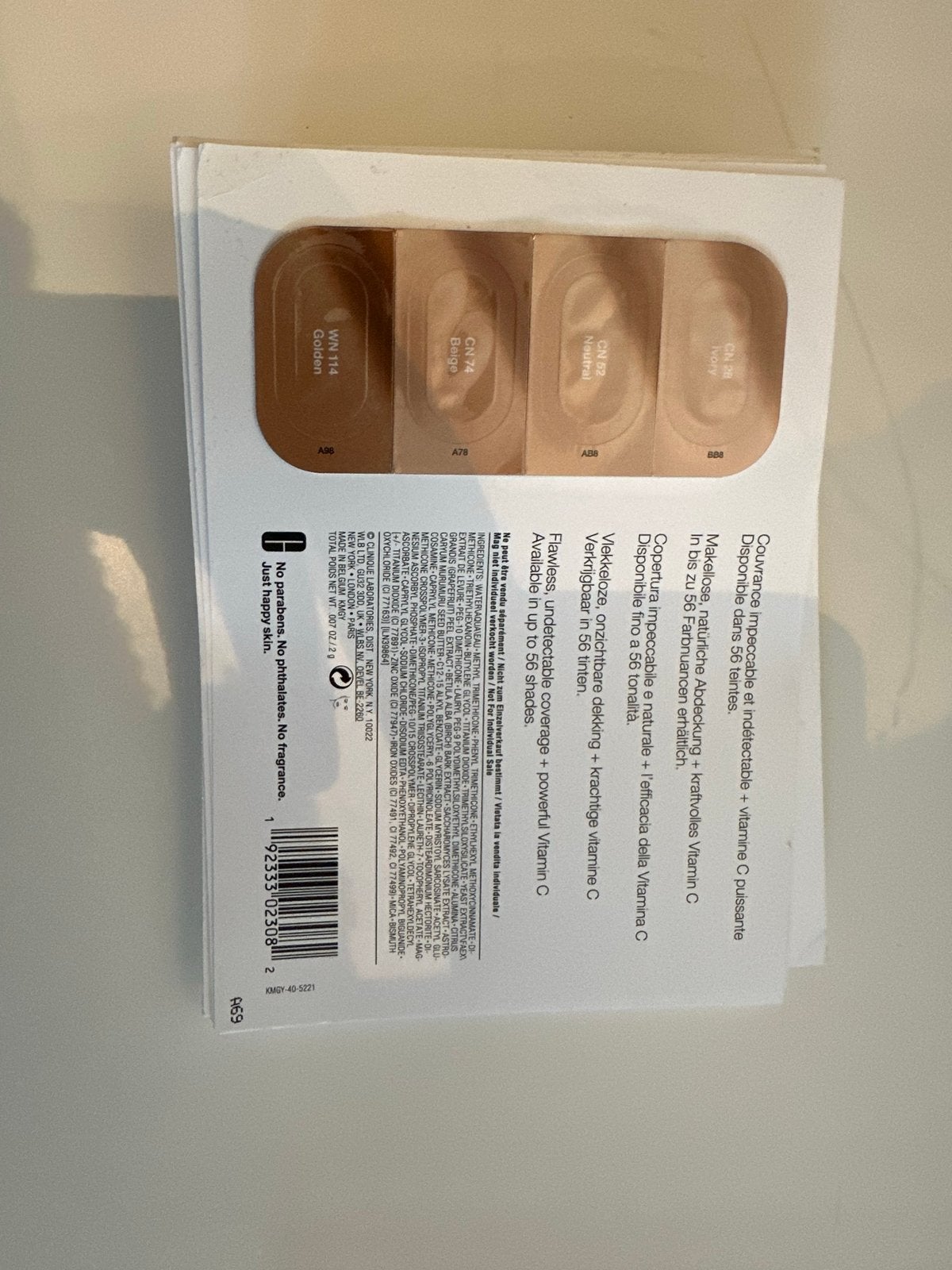 Clinique Even Better Clinical Foundation Tester 23 stuks, Overige kleuren, Gehele gezicht, Nieuw, Ophalen of Verzenden