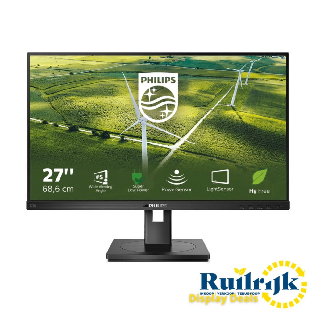 Philips 272B1G 27 inch Full HD B-Line Kantoor monitor - NEW, Computers en Software, Monitoren, Philips, Nieuw, Support@philips.com