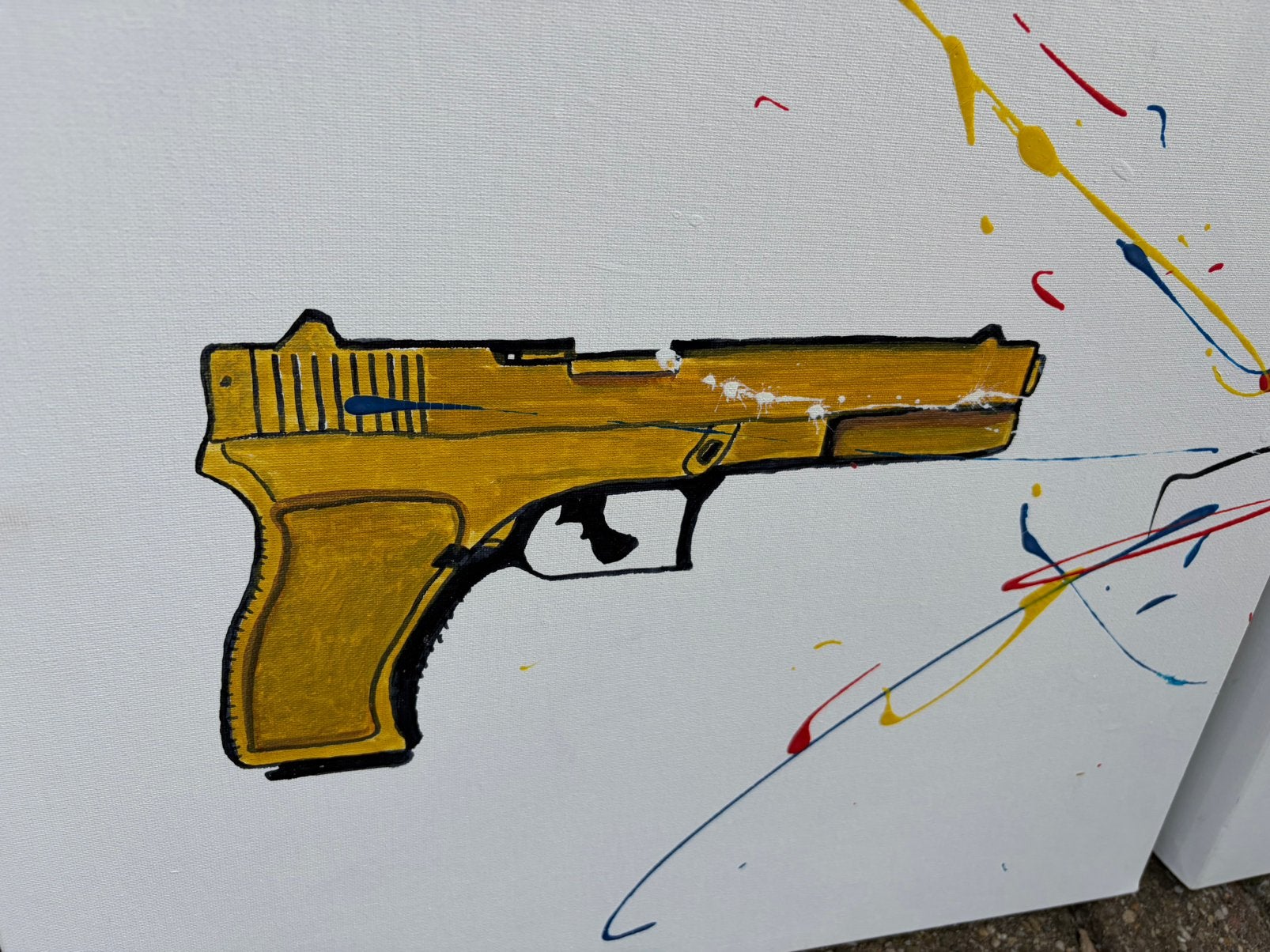 Uniek Schilderij | Color Shot, Ophalen, Gebruikt