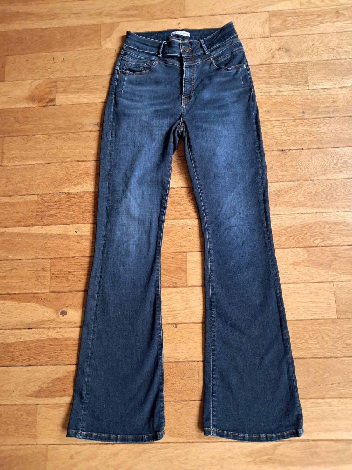 Spijkerbroek flare W28 L32 (Cup of Joe Denim), Cup of Joe Denim, Blauw, Ophalen of Verzenden, Zo goed als nieuw