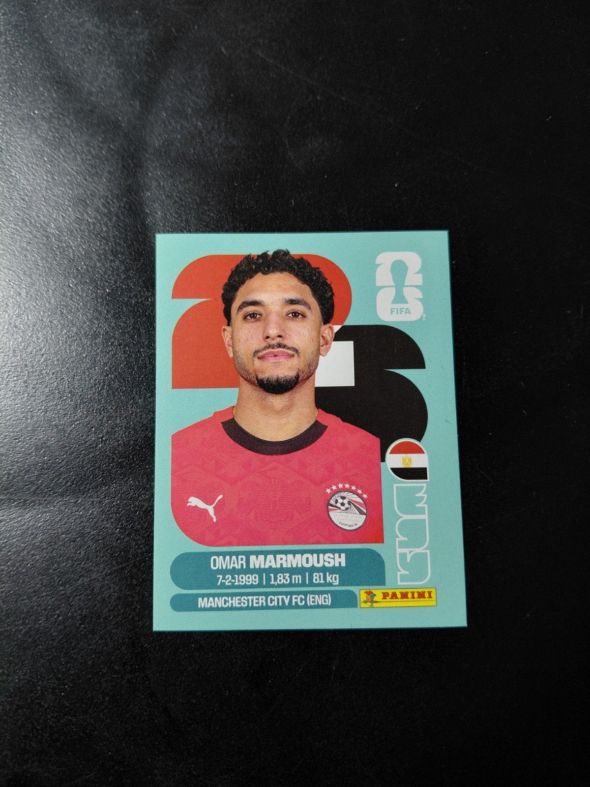 Omar marmoush (egypte/man city) panini wk 2026, Ophalen of Verzenden, Nieuw, Buitenlandse clubs, Poster, Plaatje of Sticker